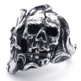 Titanium Geweer Schedelring