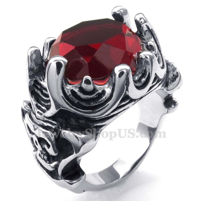 Rode Zirkoon Titanium Ring