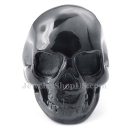 Zwarte Titanium Schedelring