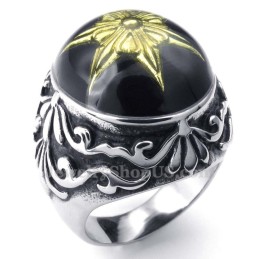 Zwarte Titanium Ring