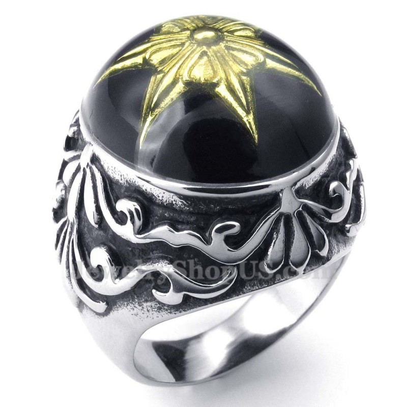 Zwarte Titanium Ring Zwarte Titanium Ring