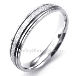 Titanium Zandstralen Sweetheart Ring (Dames)