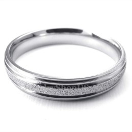 Titanium Zandstralen Sweetheart Ring (Dames)