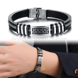 Elegante Heren Persoonlijkheid Titanium Armband C888