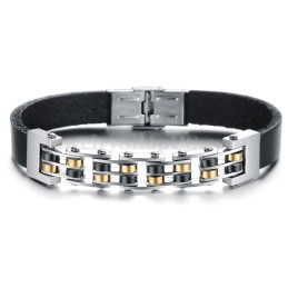 Hot Sale Heren Titanium Leren Armband C839
