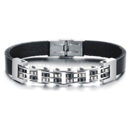 Hot Sale Heren Titanium Leren Armband C839