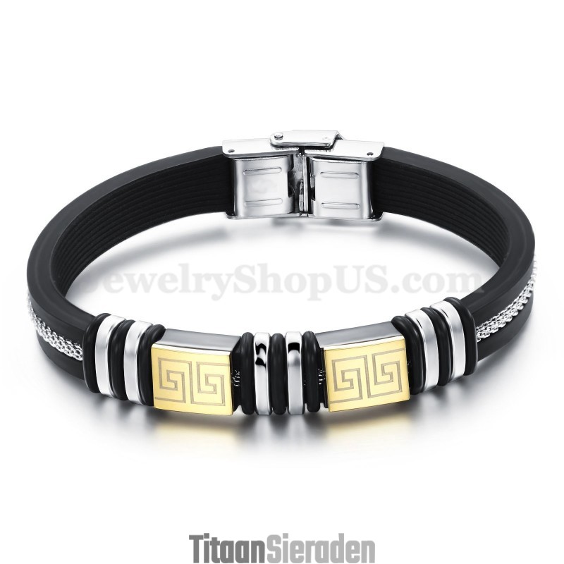 Elegante Nieuwe Heren Titanium Armband C932