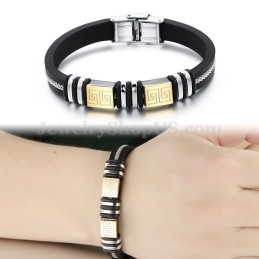 Elegante Nieuwe Heren Titanium Armband C932