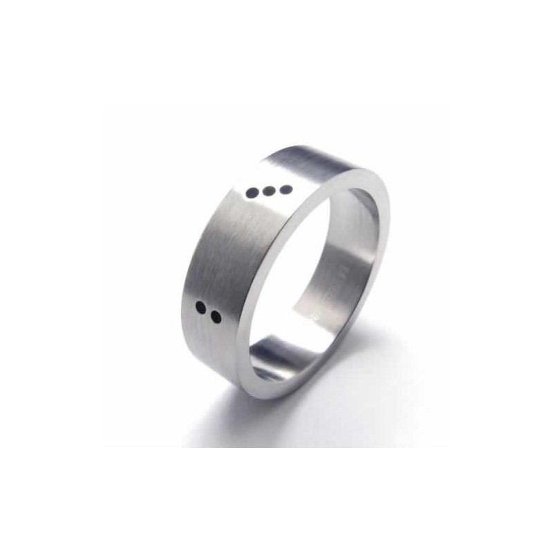 Dice Heren 6Mm Titanium Ring Dice Heren 6Mm Titanium Ring