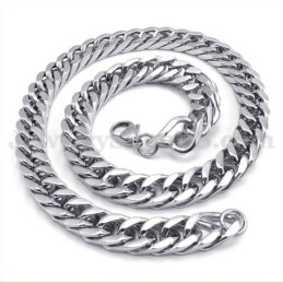 Hot Sale Zilveren Heren Titanium Ketting