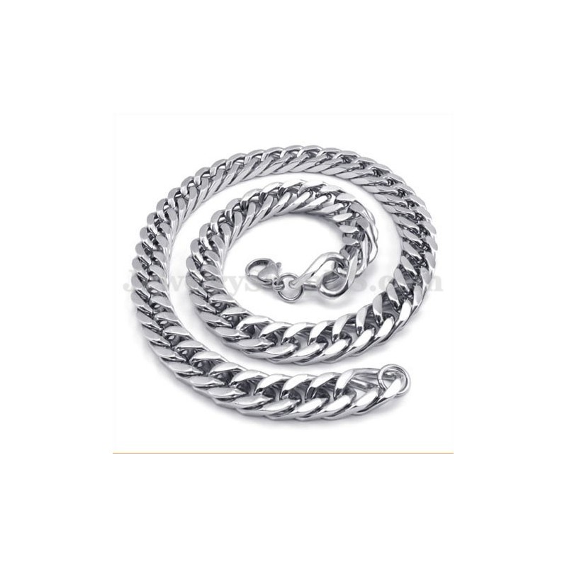 Hot Sale Zilveren Heren Titanium Ketting