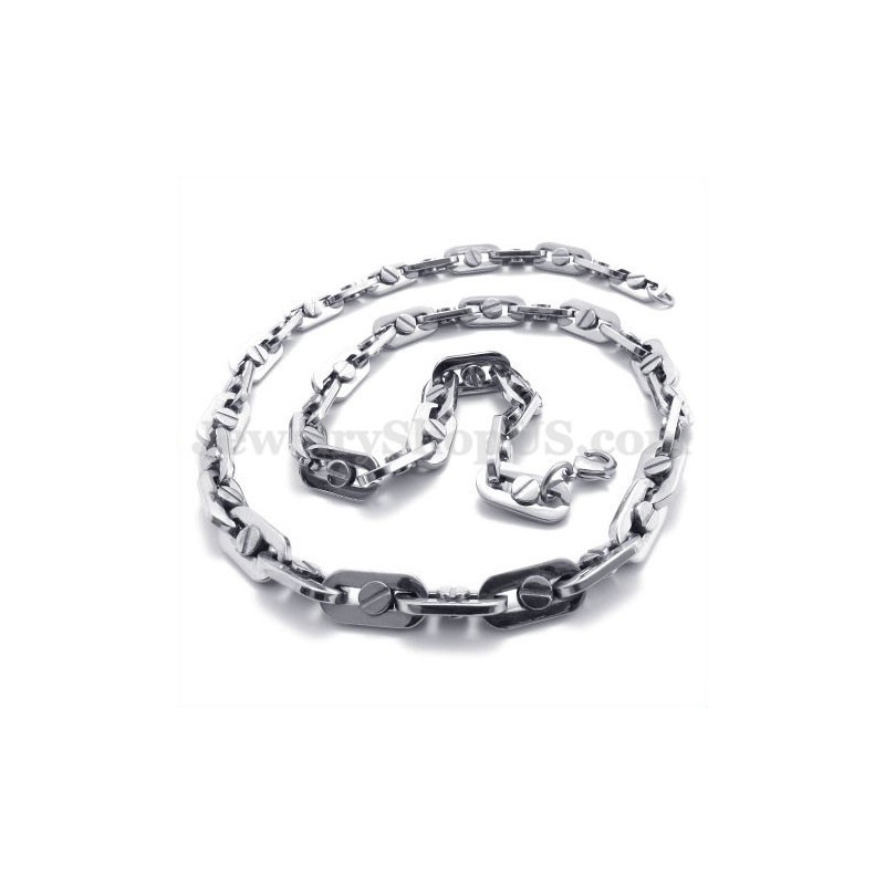 Elegante Titanium Herenketting Elegante Titanium Herenketting