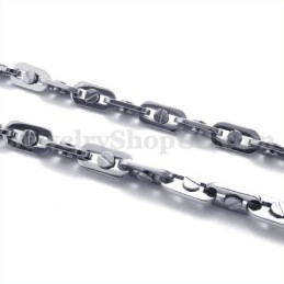 Elegante Titanium Herenketting