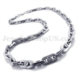 Elegante Titanium Herenketting