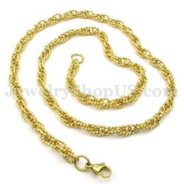 Hot Sale Gouden Heren Titanium Ketting