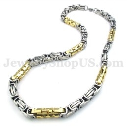Prachtige Titanium Ketting Voor Heren