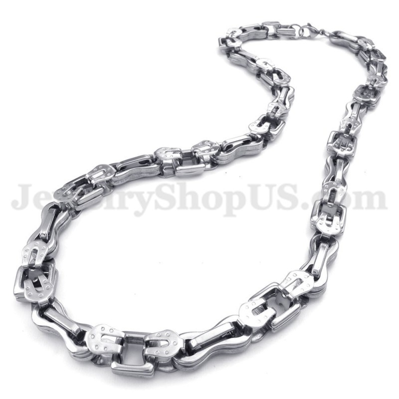 Prachtige Titanium Ketting Voor Heren