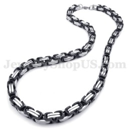 Prachtige Titanium Ketting Voor Heren