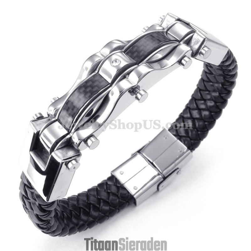 Prachtige Gouden Zwarte Titanium Armbanden Voor Heren Prachtige Gouden Zwarte Titanium Armbanden Voor Heren