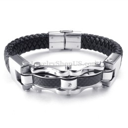 Prachtige Gouden Zwarte Titanium Armbanden Voor Heren