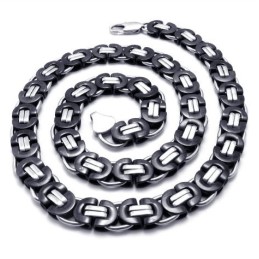 Zwarte Titanium Ketting