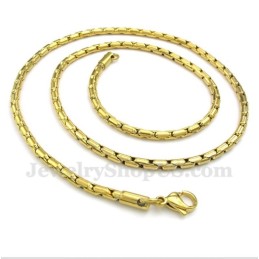 Heren Titanium Gouden Ketting