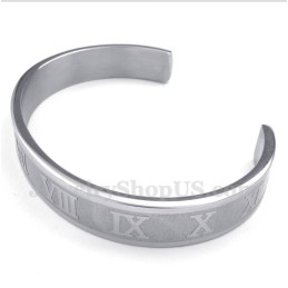 Herenarmband Met Romeinse Cijfers Van Titanium