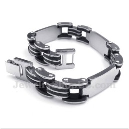 Heren Titanium Rubberen Armband