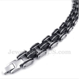 Heren Titanium Rubberen Armband