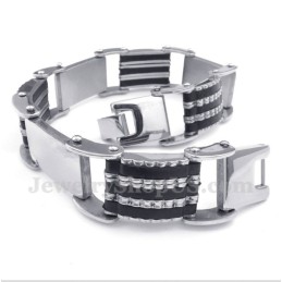 Heren Titanium Rubberen Armband