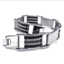Heren Titanium Rubberen Armband