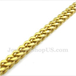 Heren Titanium Gouden Ketting