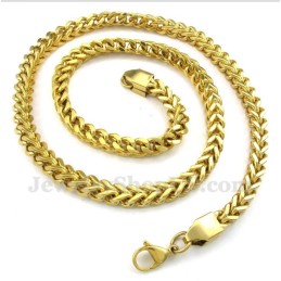 Heren Titanium Gouden Ketting