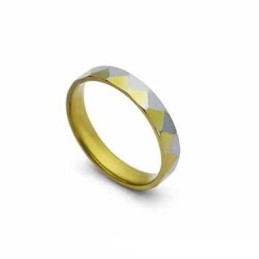 4 Mm Titanium Ring Van Goud En Zilver