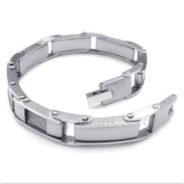 Heren Titanium Kabelarmband