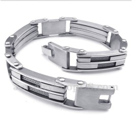 Heren Titanium Kabelarmband