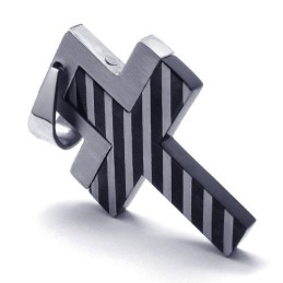 Nieuwe Stijl Geweven Kruis Titanium Hanger