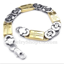 Heren Titanium Gouden Armband