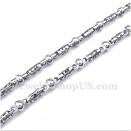 Titanium Cilinder Ketting Voor Heren