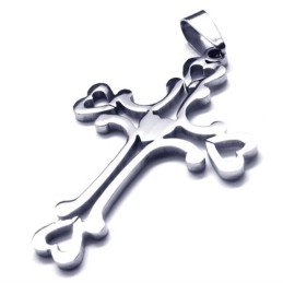 Zoete Hart Liefdeskruis Titanium Hanger
