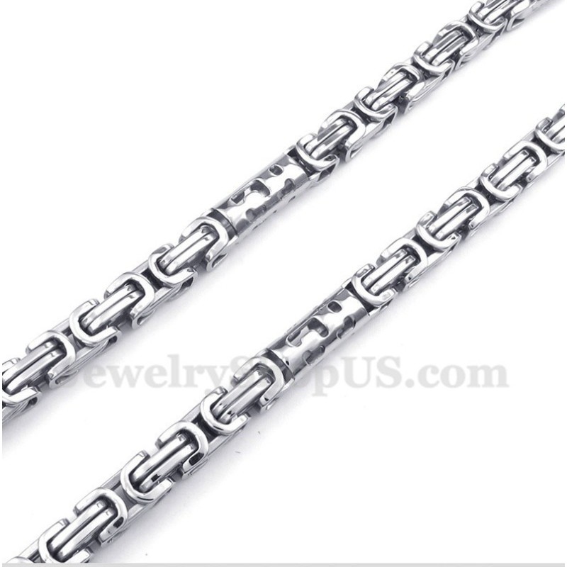 Titanium Cilinder Ketting Voor Heren Titanium Cilinder Ketting Voor Heren