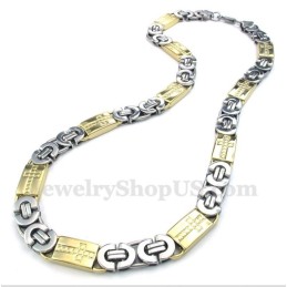 Titanium Gouden Kruisketting Voor Heren