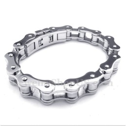 Titanium Fietskettingarmband Voor Heren