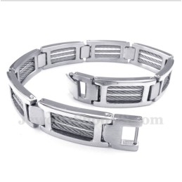 Heren Titanium Kabelarmband