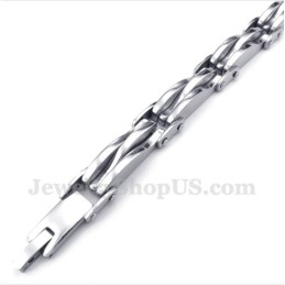 Titanium Wave-Armband Voor Heren