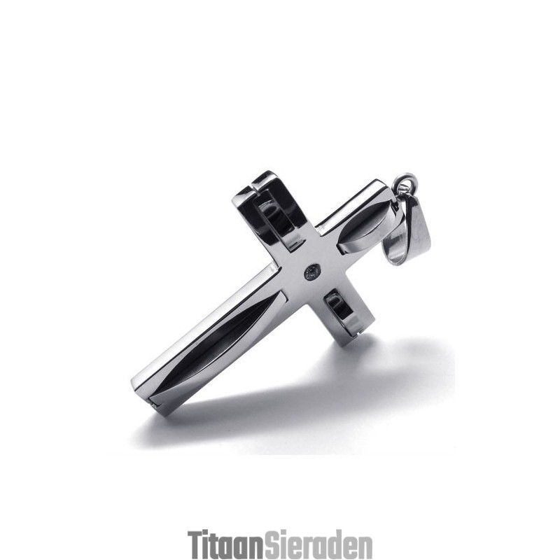 Mode Wave Cross Titanium Hanger