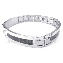 Heren Titanium Koolstofvezel Armband