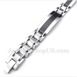 Heren Titanium Koolstofvezel Armband
