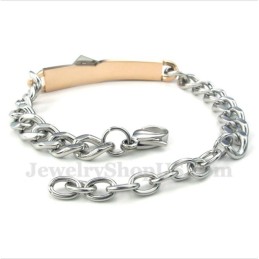 Dames Titanium Gouden Armband Voor Koppels
