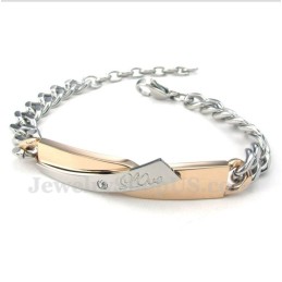 Dames Titanium Gouden Armband Voor Koppels